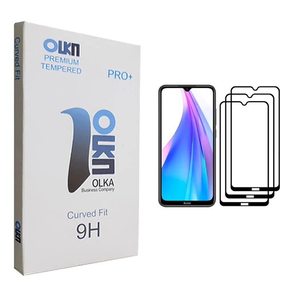 محافظ صفحه نمایش الکا مدل +PRO مناسب برای گوشی موبایل شیائومی Redmi Note 8T بسته سه عددی