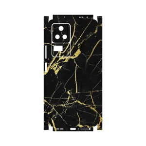 MAHOOT Graphite_Gold_Marble-FullSkin Cover Sticker for Xiaomi Poco F4 5G