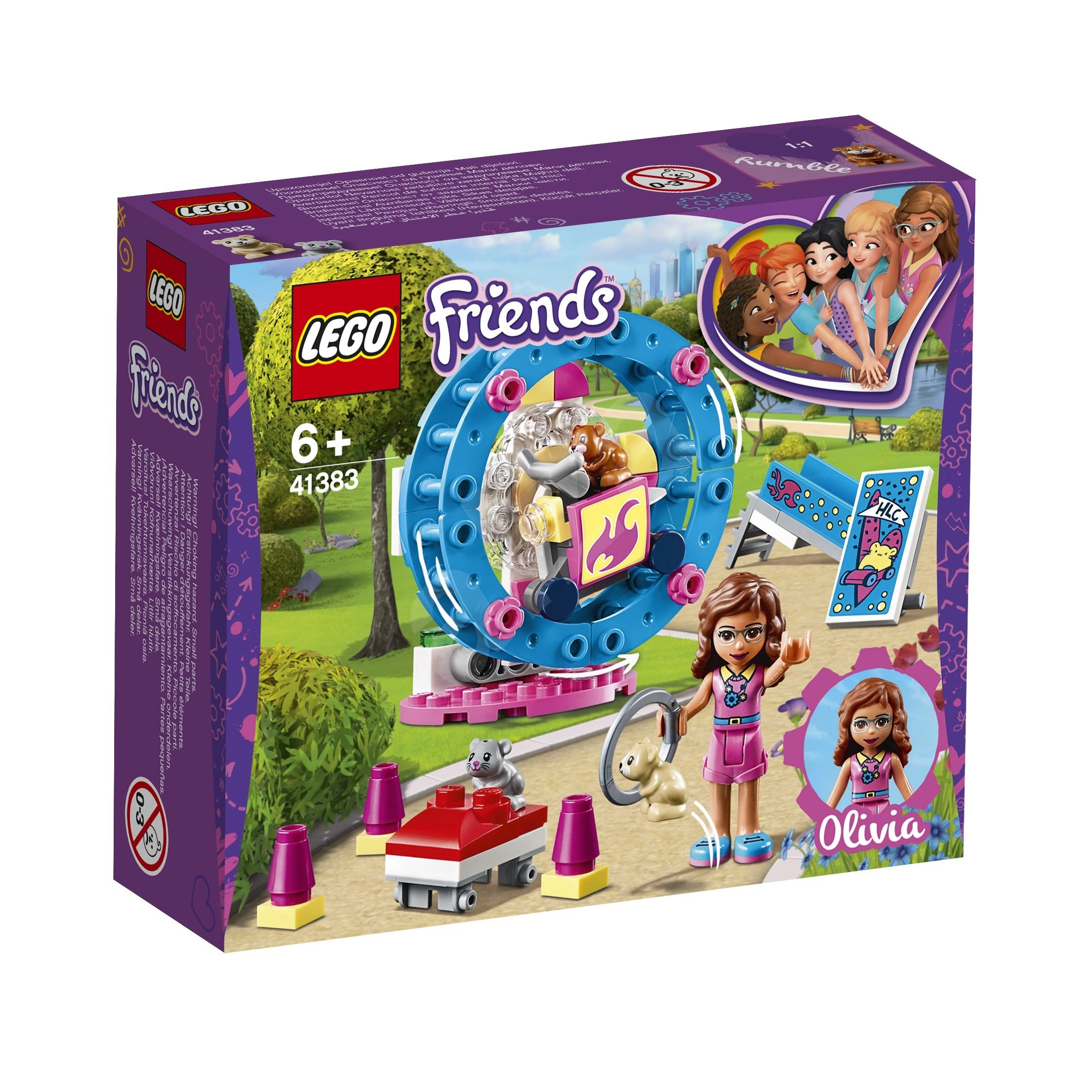 لگو سری Friends مدل 41383 Olivia Hamster Playground