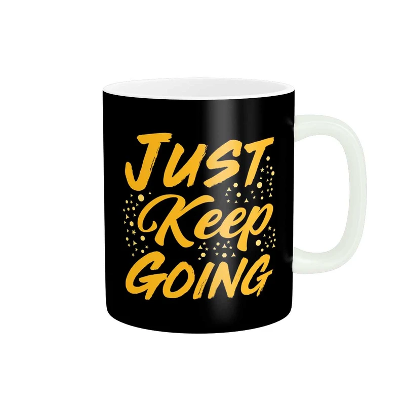 ماگ پاد آفرین طرح جمله انگیزشی Just keep going کد 2023