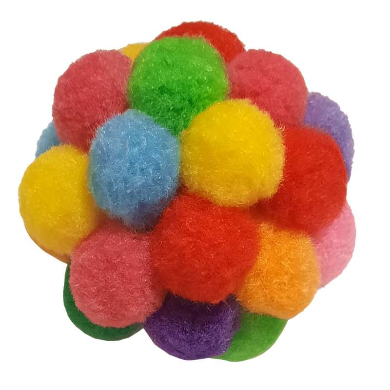 اسباب بازی گربه مدل happy pom pom کدh01