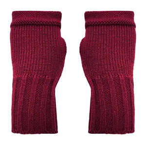 دستکش بافتنی زنانه مدل سیمپل کد ZGS01-ZR