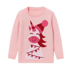 پلیور یقه گرد دخترانه لوپیلو مدل 6844