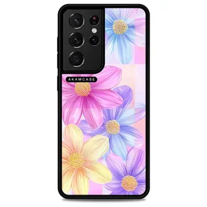 AKAM AMC-WSGS21U-FLOWERS-31 Cover For Samsung Galaxy S21 Ultra