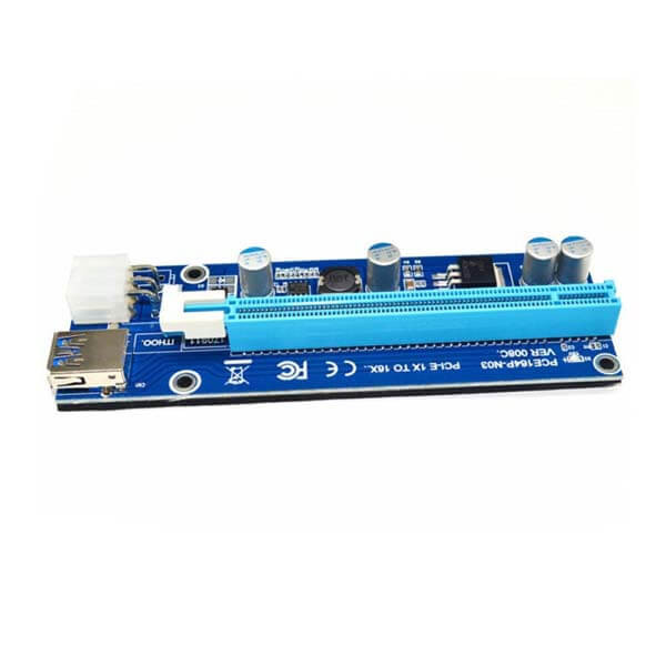 رایزر کارت گرافیک تبدیل PCI EXPRESS 1X به 16X مدل 006C