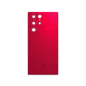 MAHOOT Matte-Warm-Red Cover Sticker for Samsung Galaxy S22 Ultra 5G
