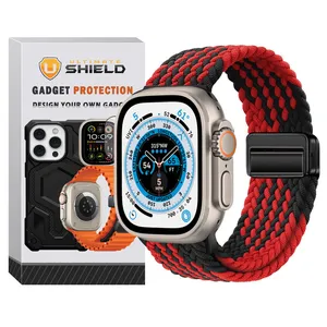 Ultimate Shield band model Braided Magsolo Mix suitable for Apple watch Se/1/2/3/4/5/6/7/8/9/10/Ultra/Ultra2 size 44/45/46/49mm