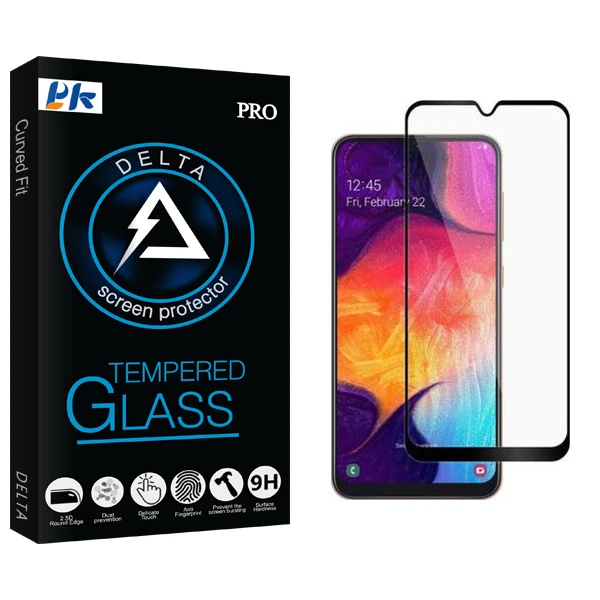 محافظ صفحه نمایش پی کی مدل Delta Glass مناسب برای گوشی موبایل سامسونگ Galaxy A20/A30/A30s/A50/A50s