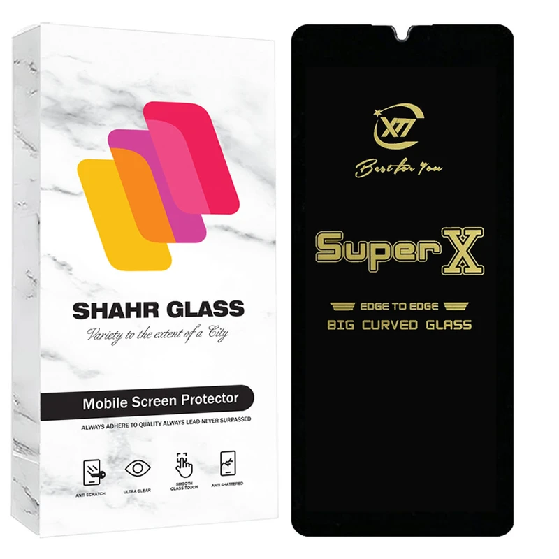 محافظ صفحه نمایش سوپر ایکس شهر گلس مدل SUPXS30 مناسب برای گوشی موبایل سامسونگ  Galaxy A24 4G/ Galaxy M34 5G / Galaxy A15 4G / Galaxy A15 5G / Galaxy A25 5G / Galaxy F15 5G / Galaxy M15 5G