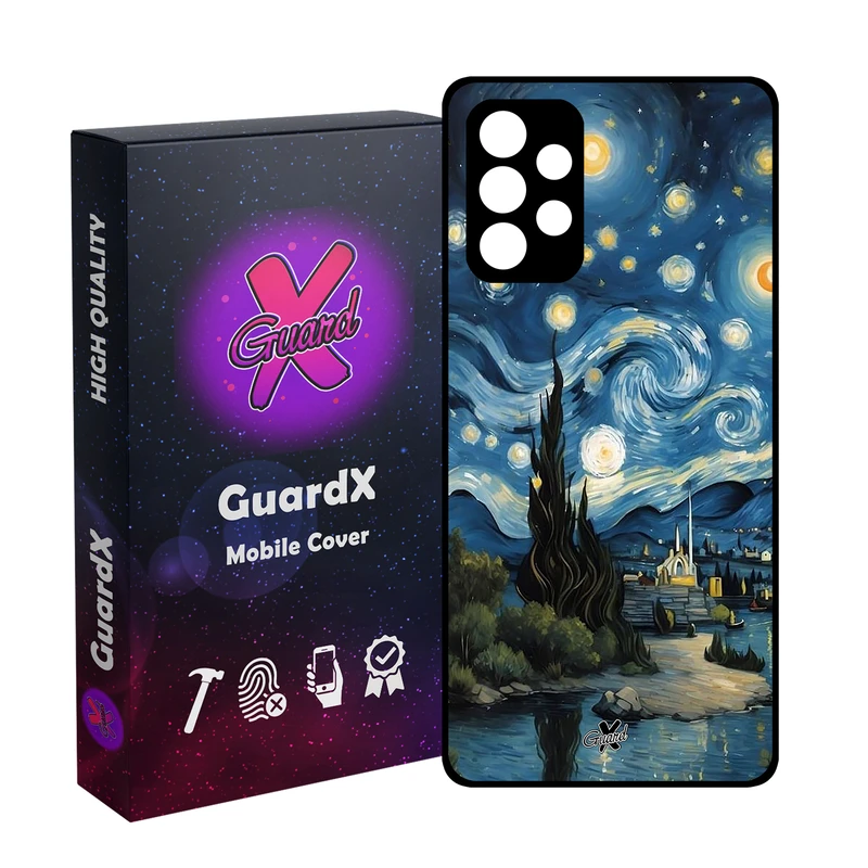 کاور گارد ایکس طرح ونگوگ مدل Glass10702 مناسب برای گوشی موبایل سامسونگ Galaxy A52/A52S