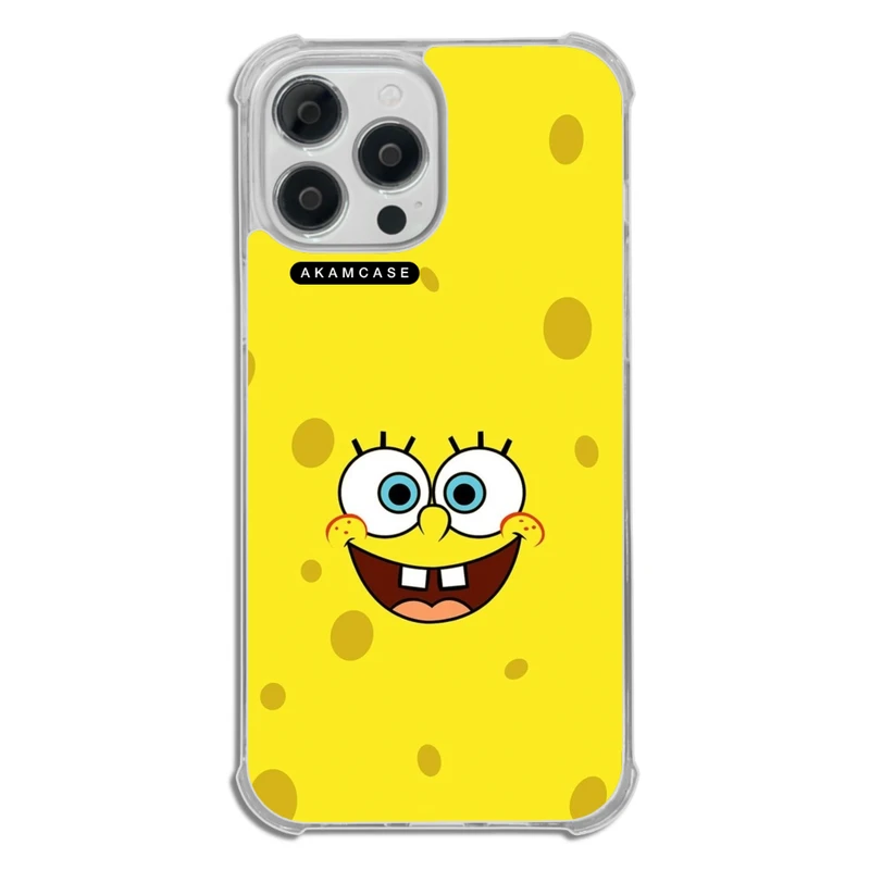کاور آکام مدل AMC-WTA13PROMAX-SPONGE BOB4 مناسب برای گوشی موبایل اپل iPhone 13 Pro Max