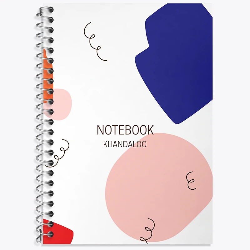 دفتر لغت 50 برگ خندالو طرح انتزاعی کد N154