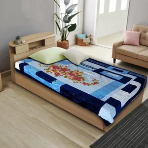 پتو یک نفره گلبافت مدل برجسته کد 238 سایز 220x160 سانتی‌متر