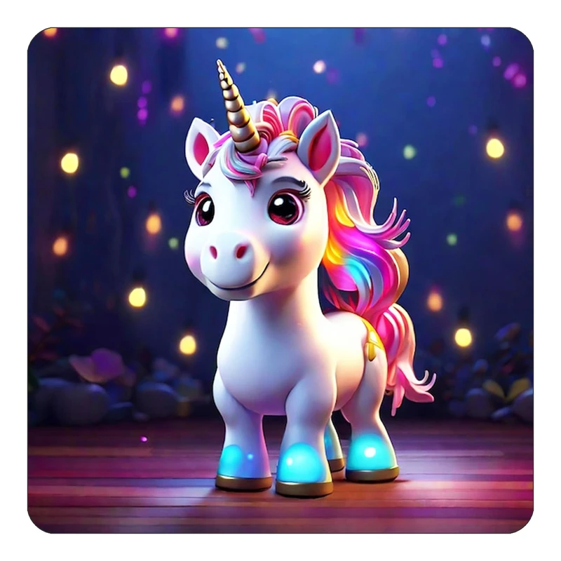 مگنت کاکتی طرح اسب تک شاخ و یونیکورن مدل mp30905