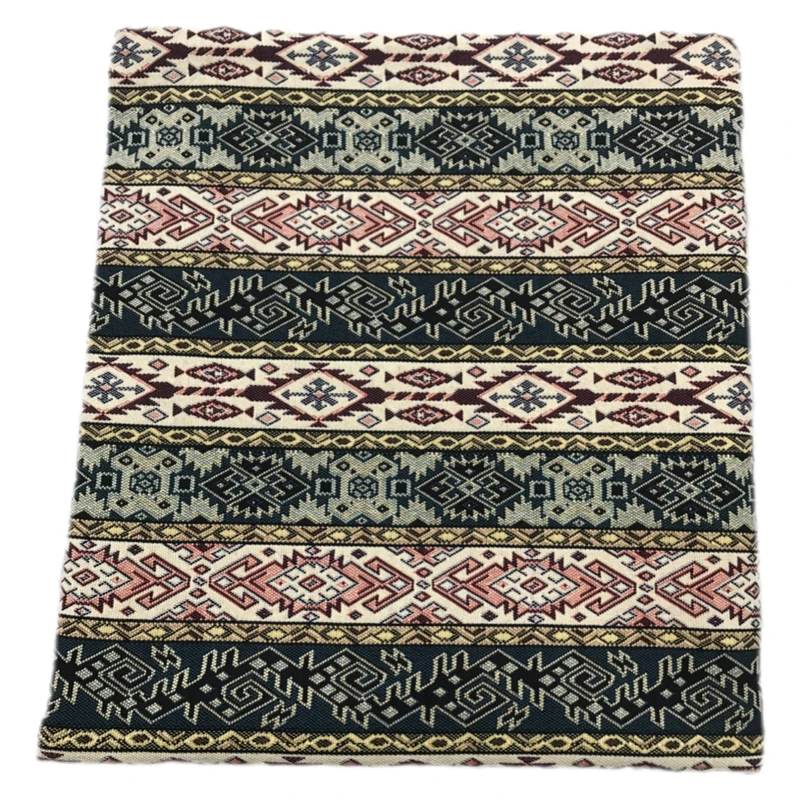 روفرشی مدل جاجیم ترکمن طرح 2 رو کد 03 زمینه کرم