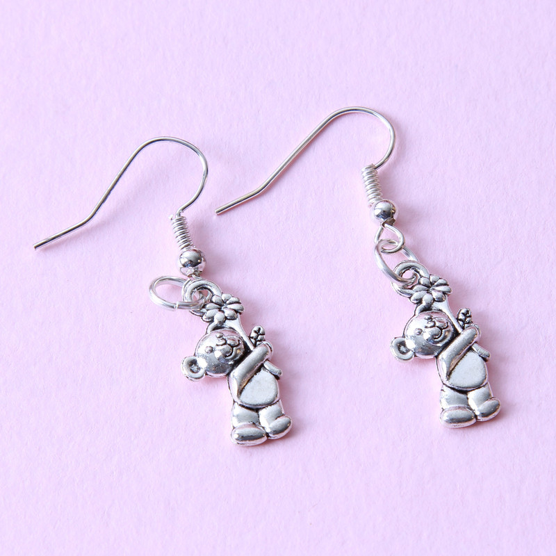 گوشواره دخترانه بازرگانی میلادی کد GZN_059