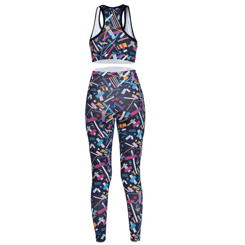 ست نیم تنه و شلوار ورزشی زنانه مدل 190105