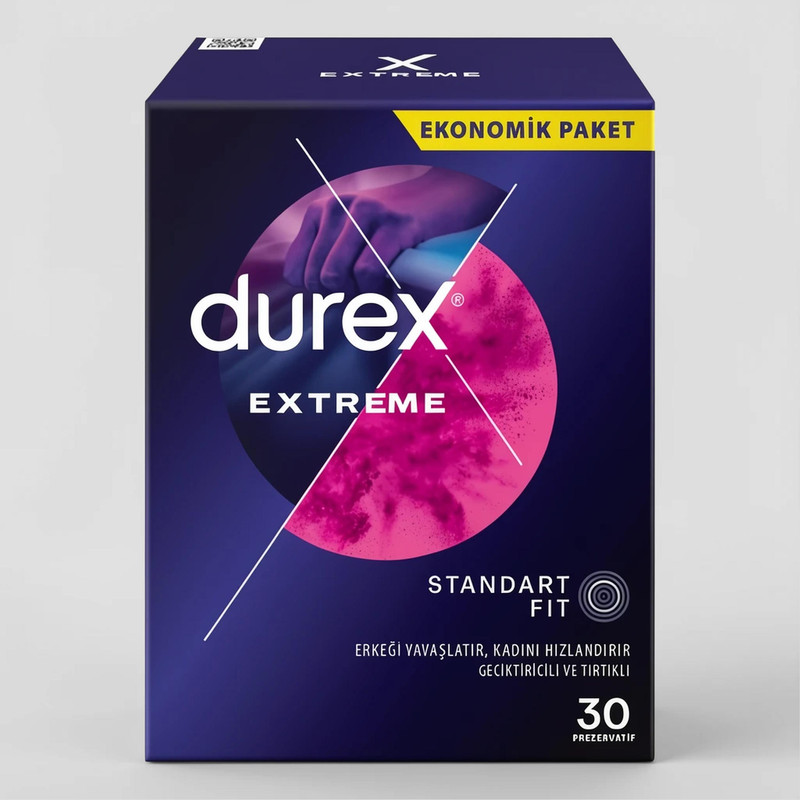 کاندوم دورکس مدل EXTREME بسته 30 عددی