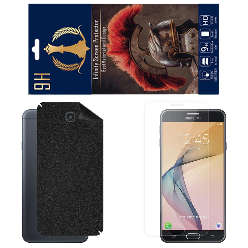 برچسب پوششی اینفینیتی مدل CH مناسب برای گوشی موبایل سامسونگ Galaxy On Nxt به همراه محافظ صفحه نمایش  