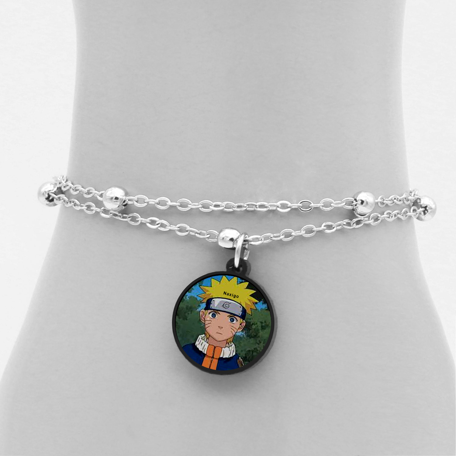 پابند زنانه ناکسیگو مدل شب تاب طرح ناروتو کد LB7392 پابند زنانه ناکسیگو مدل شب تاب طرح ناروتو کد LB7392