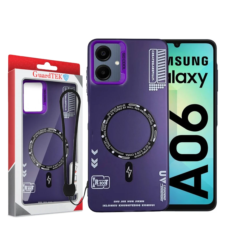 کاور گاردتک اساک مدل SoCool مناسب برای گوشی موبایل سامسونگ Galaxy A06 به همراه بند