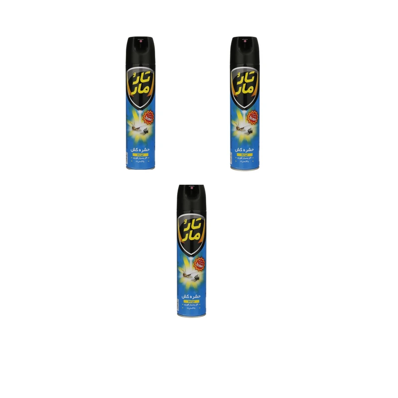 اسپری حشره کش تارومار مدل 001 حجم 400 میلی لیتر بسته  3 عددی 