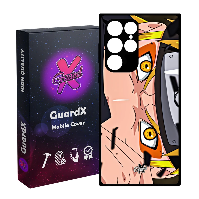 کاور گارد ایکس طرح ناروتو انیمه مدل Glass10471 مناسب برای گوشی موبایل سامسونگ Galaxy S23 Ultra