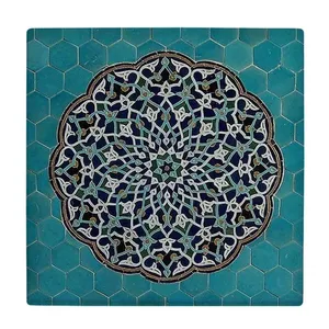 کاشی طرح نقوش هندسی مدل لوحی BDT196