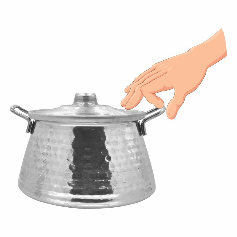 ظرف پخت مدل دیگچه چکشی کد AZZ12 سایز 16