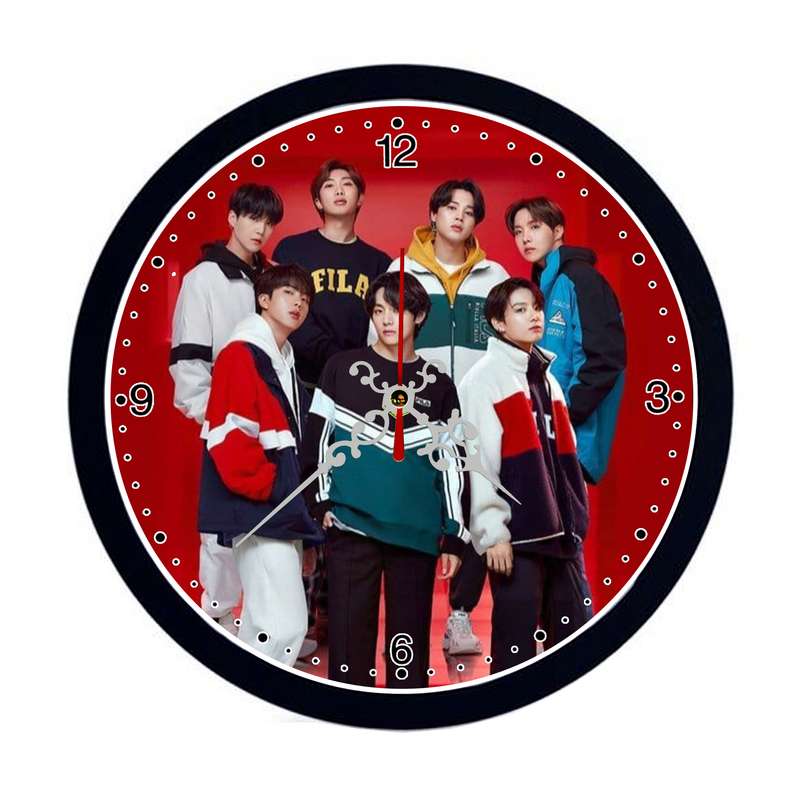 ساعت دیواری مدل bts کد s-180