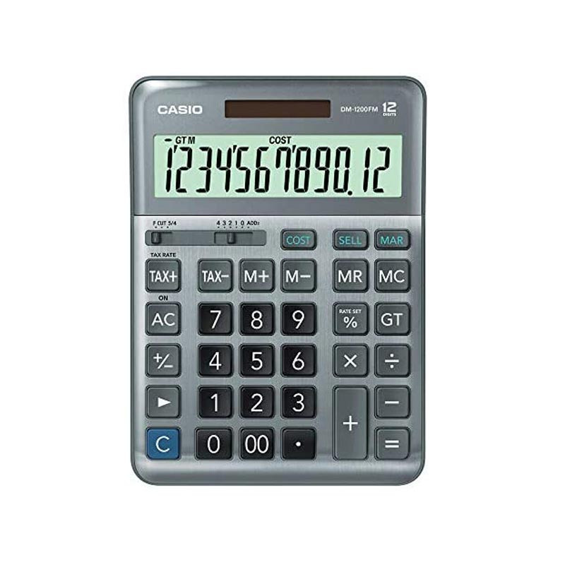 ماشین حساب کاسیو مدل DM-1200FM
