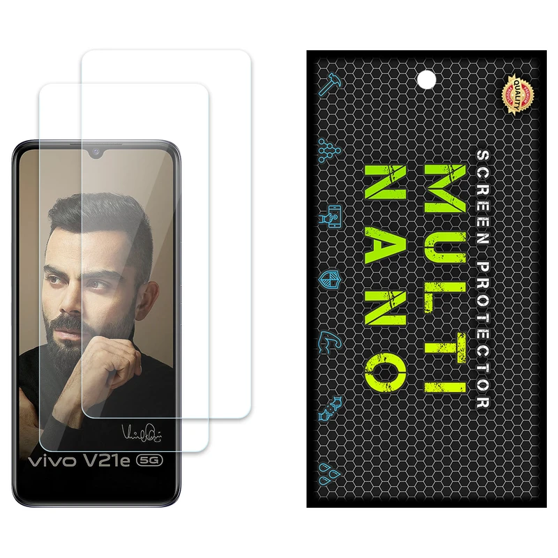 محافظ صفحه نمایش مولتی نانو مدل X-S2N مناسب برای گوشی موبایل ویوو V21e بسته دو عددی