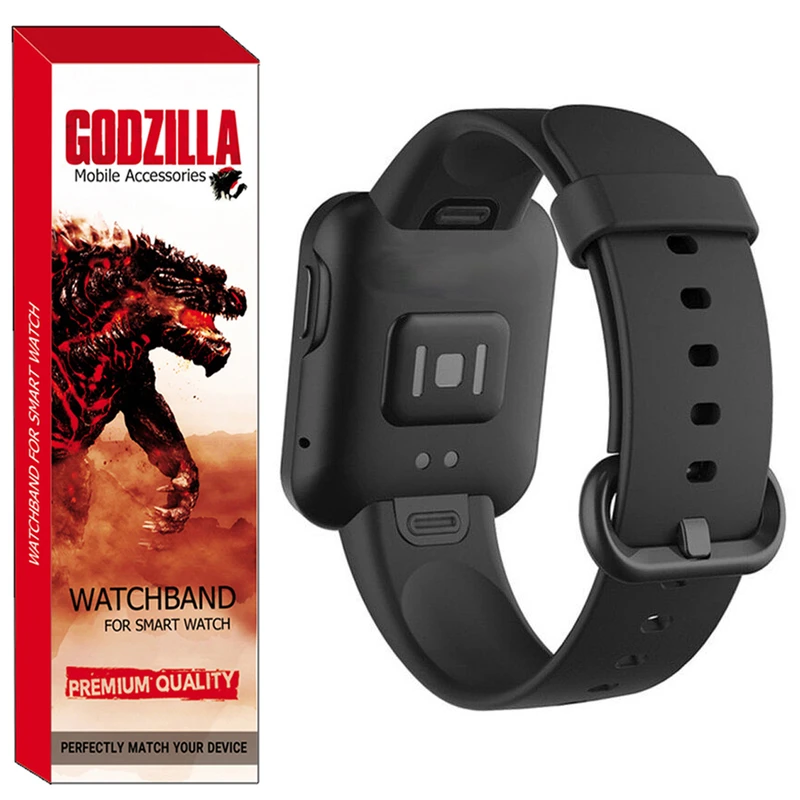 بند گودزیلا مدل SILICONE مناسب برای ساعت هوشمند شیائومی Mi Watch 2 Lite