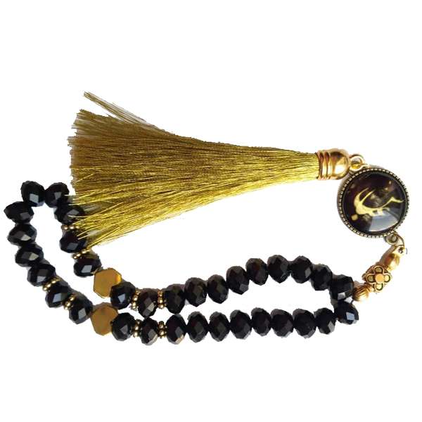 تسبیح مدل کریستالی طرح حضرت عباس (ع)