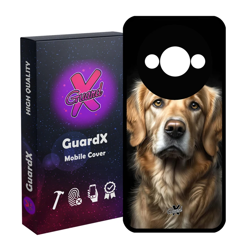 کاور گارد ایکس طرح کارتن مدل قاب Glass10596 مناسب برای گوشی موبایل شیائومی Redmi A3 4G/ A3X 4G/ Poco C61