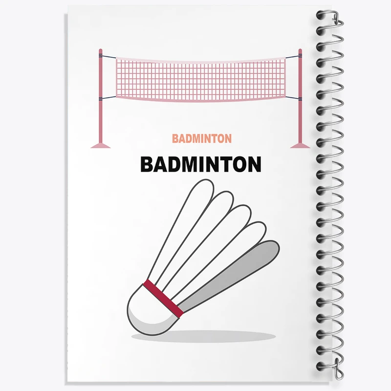 دفتر مشق 100 برگ خندالو طرح بدمینتون کد N1344