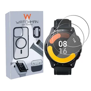 محافظ صفحه نمایش شیشه ای واچ من مدل SH-WM مناسب برای ساعت هوشمند شیائومی S1 / S1 GL بسته دو عددی