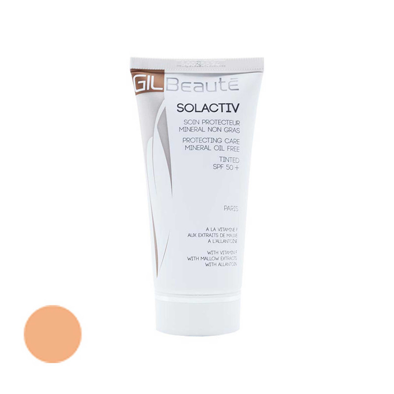 کرم ضد آفتاب رنگی ژیل بوته مدل Solactive حجم 50 میلی لیتر