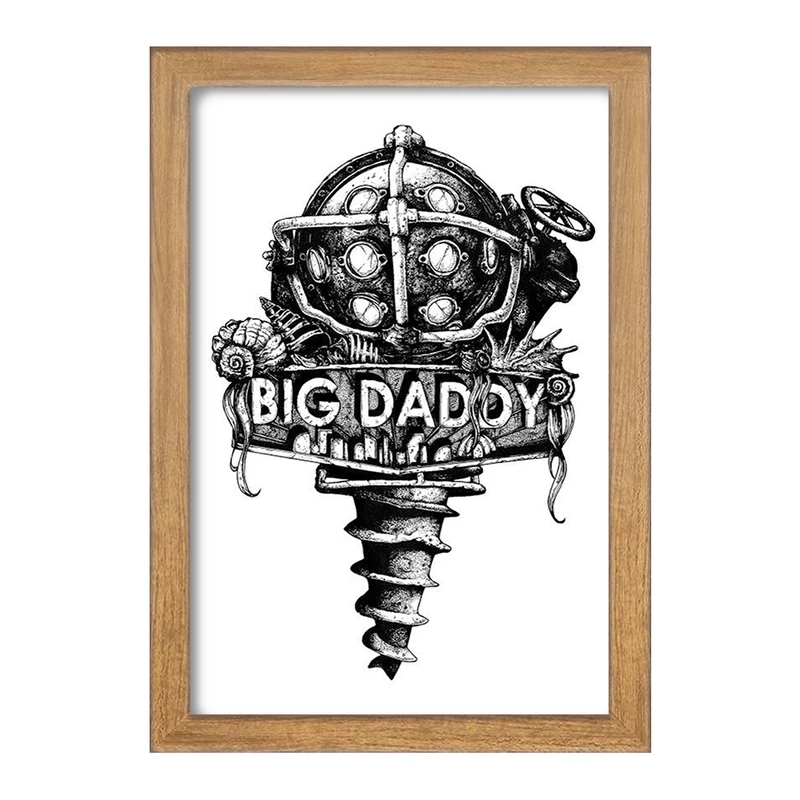 تابلو خندالو مدل بازی بایوشاک (Bioshock) کد 31332