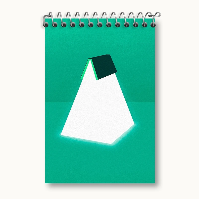 دفتر یادداشت 50 برگ خندالو مدل کتاب (Book) کد F237