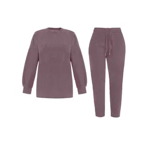 ست بلوز و شلوار زنانه بنیس مدل سمیرا رنگ صورتی