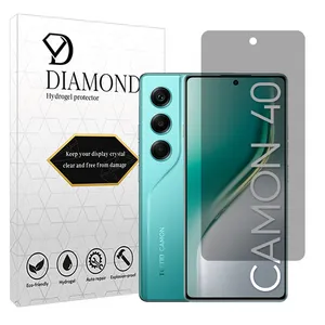 Diamond Tough model privacy screen protector suitable for Tecno Camon 40 mobile phone