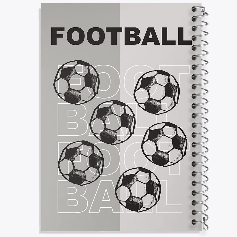دفتر ژورنال نویسی 50 برگ خندالو مدل نقطه ای طرح فوتبال کد N1378