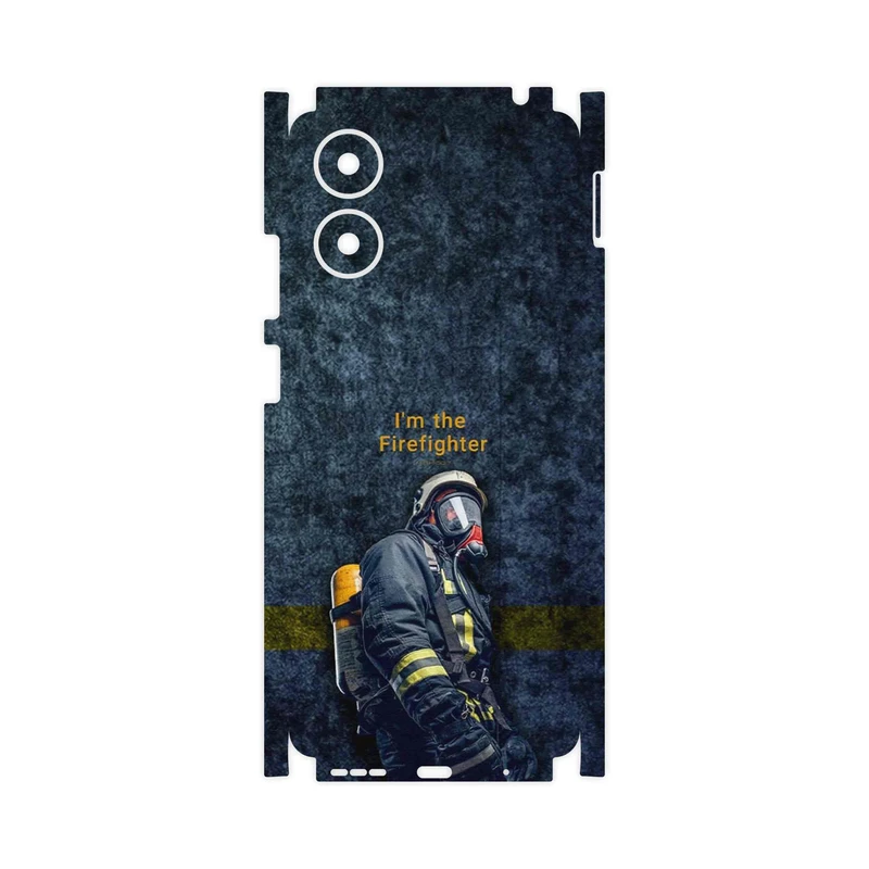 برچسب پوششی ماهوت مدل Firefighter-FullSkin مناسب برای گوشی موبایل موتورولا Moto G04