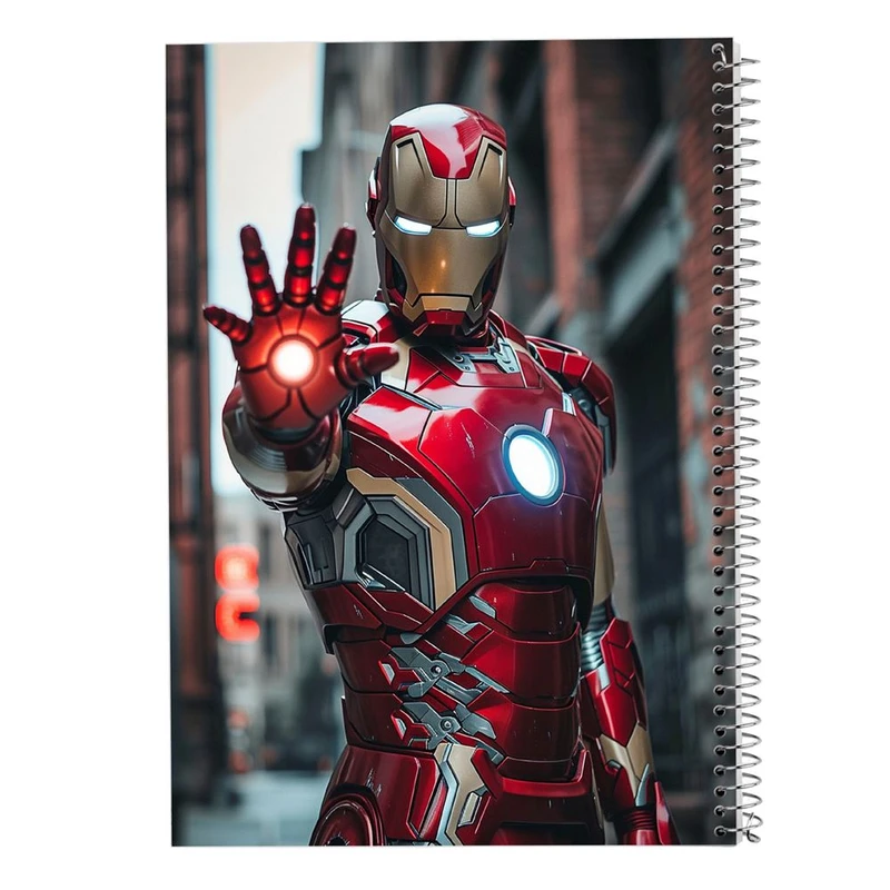 دفتر شطرنجی 50 برگ مدوپد طرح مردآهنی کد DF15641