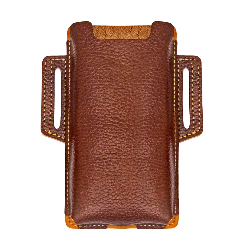 کیف مدل کمری  چرم طبیعی کد FTH-M1F مناسب برای گوشی موبایل سایز 6.5 اینچ