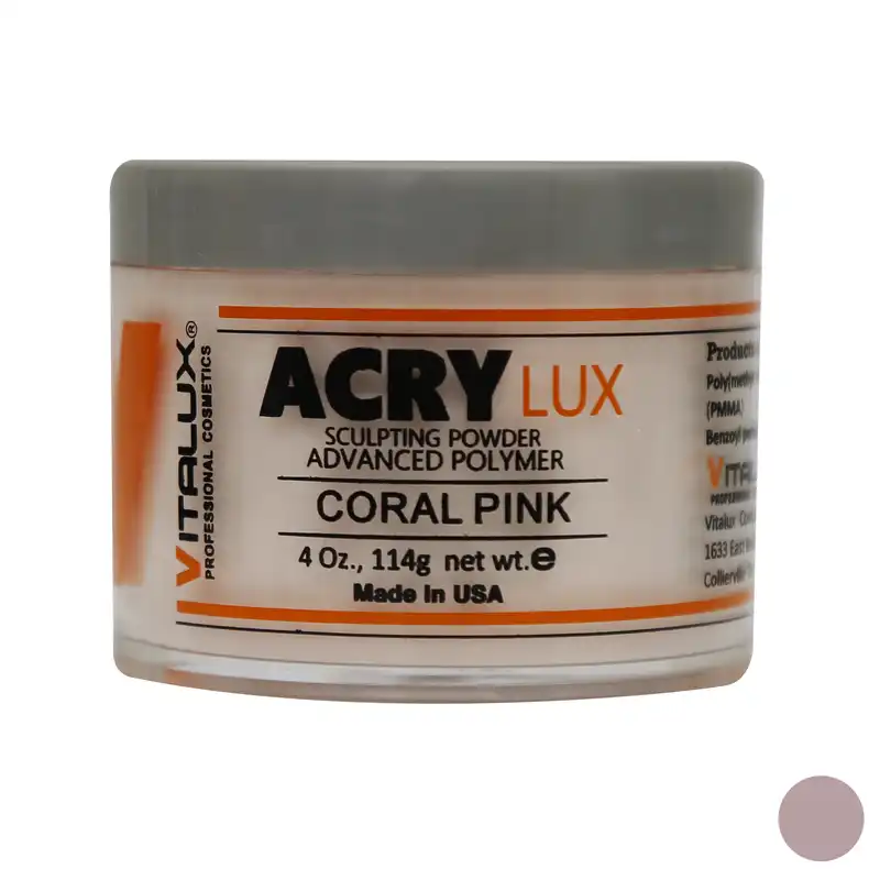 پودر کاشت ناخن ویتا لوکس مدل CORAL-P وزن 114 گرم