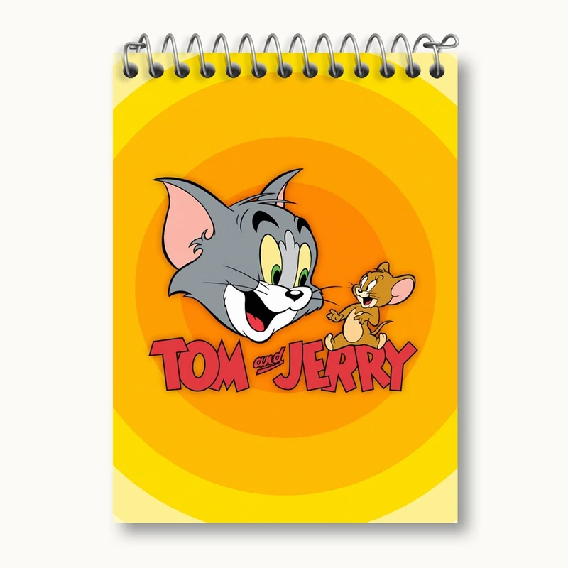 دفتر یادداشت 50 برگ خندالو مدل تام و جری Tom And Jerry کد 10728