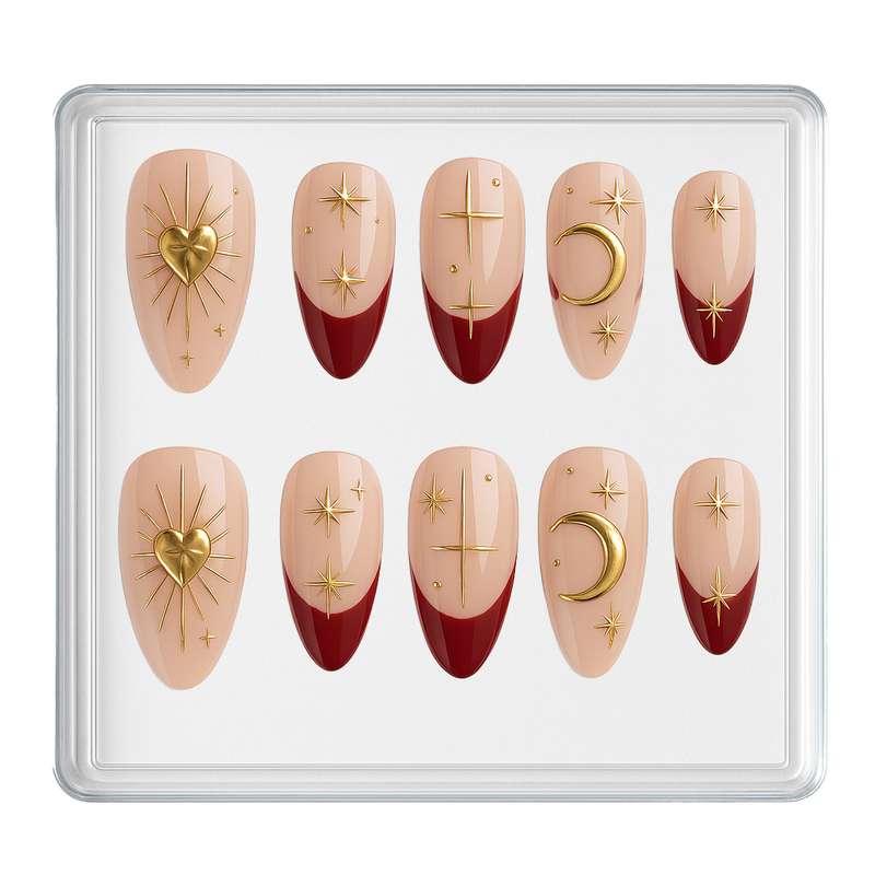 ناخن مصنوعی دست مدل 61 بسته ده عددی