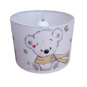 لوستر کودک مدل خرس شالدار کد L-119